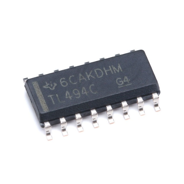 Classic PWM Controller IC TL494CDR SOIC-16 Stable Frequency Control for Switching Power Supply Inverter Applications 0C +70C