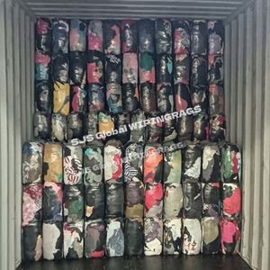 Trapos de Limpieza de Colores al por Mayor, Trapos de Camiseta Cortados, Trapos de 10 kg, Trapos 100% Algodón para Limpieza Industrial - Product Image 1