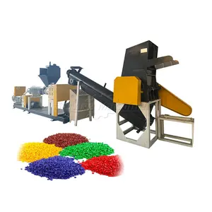 2024 New Style waste plastic to recycling machine waste plastic granules making machine granulators pelletizing extruder