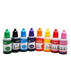 Anak-anak percobaan ilmiah pigmen 10ml pewarna cair lukisan DIY Slime pigmen grosir