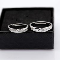 Uloveido, 2 шт., регулируемые парные обручальные кольца для него и для нее, свадебные кольца в форме сердца, подарки для пар LB026