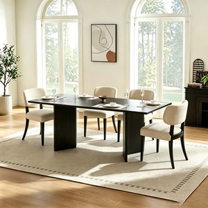 Juego de Mesa de Comedor de Madera Marca Tosee con Sillas Tapizadas, Diseño Moderno, Muebles para el Hogar, Disponible en EE. UU. - Product Image 2