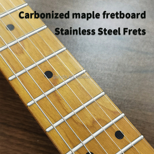 ST Electric Guitar Kit - Daphne Blue Single-Ply Tremolo Vibrato Pickup - Stainless Steel Frets - Product Image 5