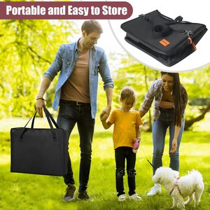 เบาะนั่งเสริมในรถสำหรับสัตว์เลี้ยง สีดำ รูปทรงสี่เหลี่ยมผืนผ้า ซักล้างได้ เตียงสำหรับสุนัขในเบาะหลัง - Product Image 3