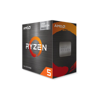 Processeur AMD Ryzen 5 5600GT (R5) 6 cœurs 12 threads, fréquence boost jusqu'à 4,6 GHz, avec refroidisseur AMD Wraith Stealth inclus