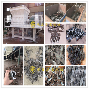 Satılık büyük kapasiteli otomatik hurda Metal kırıcı çift şaft Metal parçalama makinesi-paslanmaz çelik alüminyum Motor motoru - Product Image 4