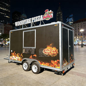 Camion de restauration, remorque à pizza, cuisine mobile, remorque de restauration, remorque de traiteur, restaurant extérieur, équipement commercial, remorque à snacks - Product Image 4