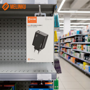 <span class=keywords><strong>Chargeur</strong></span> USB-C GaN PD 65W Melinku, prise EU, charge rapide portable, adaptateur Type C pour Android, pour <span class=keywords><strong>iPhone</strong></span> et autres appareils mobiles - Product Image 3