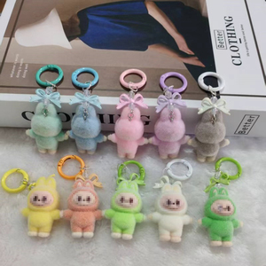 พวงกุญแจกระต่าย 3 มิติ น่ารัก สไตล์การ์ตูน คาวาอี้ สีสันสดใส 10 สีใหม่ ปี 2025 วินเทจ สไตล์เกาหลี สำหรับตกแต่งรถยนต์ กระเป๋า แฟชั่น - Product Image 1