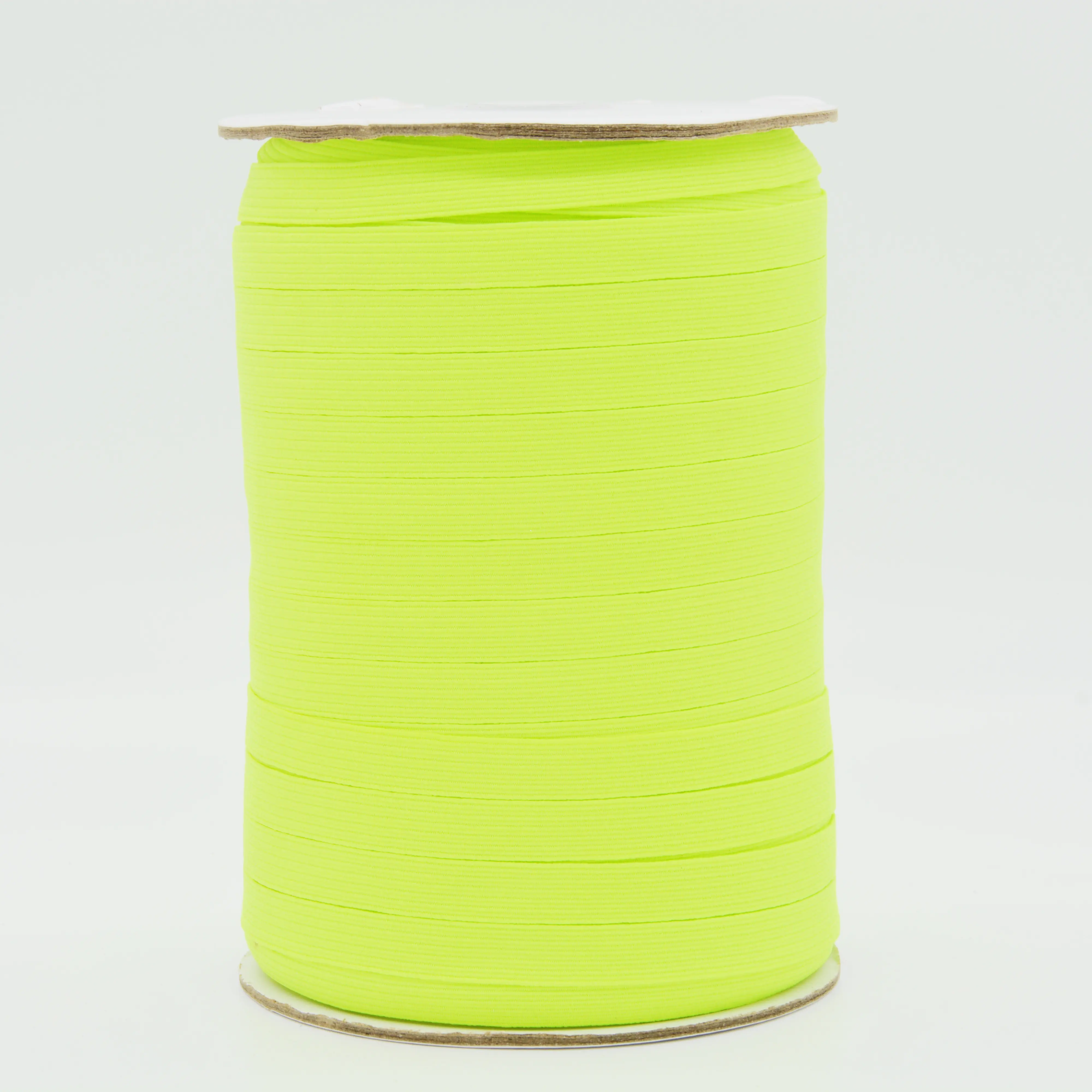 10mm High elasticity colored woven simple plain elastic band for belt straps webbing strap webbing elastic webbing