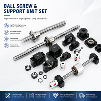 Ball Screw Nut Flange Tipe SFI4010 Rakitan Bantalan Baja Krom Bagian CNC Kapasitas Beban Tinggi Otomatisasi Pabrik Zero Backlash