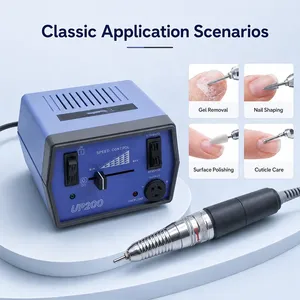 Máquina Eléctrica de Manicura de Grado Premium UP200, Motor Silencioso, Múltiples Puntas de Pulido, Compatible con Pulidora de Uñas y Metal - Product Image 1