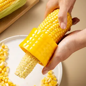 Venta caliente creativa, herramientas de cocina antideslizante resistente al desgaste pelador de maíz herramienta pelador de maíz