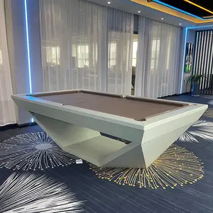 Luxury Professional Tournament Pool Table New Direct 7FT/8FT/9FT Natural Slate Solid Wood Modern Home Cushion Rubber Pocket Net