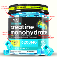OEM Private Label Supplément pré-entraînement Pilules de croissance musculaire 5000mg Créatine Gummies Max Stregth Créatine Monohydrate Gummy