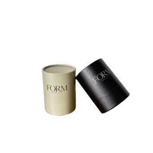 Tube de papier à cylindre rond personnalisé grains de café thé en vrac Matcha en poudre boîte en carton de qualité alimentaire imprimé logo boîte-cadeau - Product Image 4