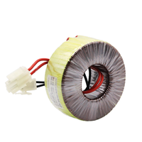 Transformateur audio toroïdal monophasé personnalisé à enroulement en cuivre 60Hz, abaisseur de tension 12V 18V 24V 45V 80V 220V