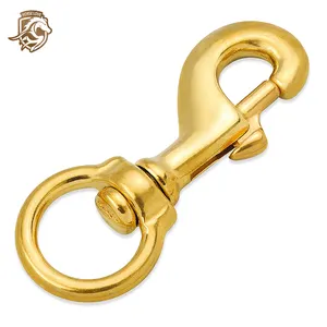 Swivel Snap Hook Brass Solid Brass Hook Snap 25Mm Animal Snake Brass Swivel Snaps Hooks