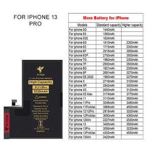 FLYCDI fabbrica all'ingrosso <span class=keywords><strong>batteria</strong></span> del telefono cellulare per <span class=keywords><strong>Iphone</strong></span> 13 13Pro 13Pro Max 13 Mini batterie digitali ad alta capacità - Product Image 3