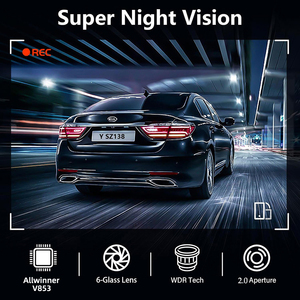 3 인치 2K 후면 및 4K 전면 미니 카메라 DashCam 듀얼 채널 차량용 <span class=keywords><strong>DVR</strong></span> 5G 와이파이 GPS WDR 자동차 블랙 박스 전면 및 후면 대시 캠 - Product Image 5