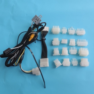 Двухрядный соединитель Molex Micro-Fit, 20 см, 22AWG, разъем 3,0 мм MX3.0 5557-4P 2*2, провод с резьбой 3,0 - Product Image 1