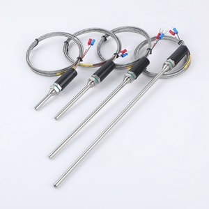 Sensor de Temperatura de Alta Precisão Tipo K com Sonda de Aço Inoxidável Revestida em Baquelite - Product Image 1