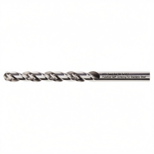 Broca helicoidal HSS Co TTA1057 pulida autocentrante para acero inoxidable - Product Image 2