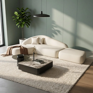 Canapé modulaire minimaliste moderne à trois places pour salons de beauté, hôtels, zones de réception, design d'angle créatif - Product Image 1