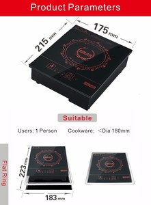 AOPA H28 <span class=keywords><strong>stufa</strong></span> a induzione elettrica a bruciatore singolo per elettrodomestici da cucina a bassa potenza - Product Image 3