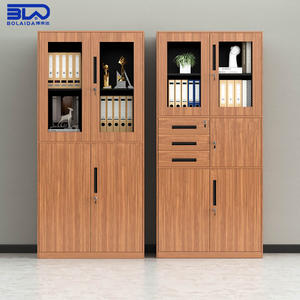 خزانة ملفات مكتبية معدنية قابلة للقفل، خزانة تخزين فولاذية بنمط رمادي للوثائق - Product Image 4