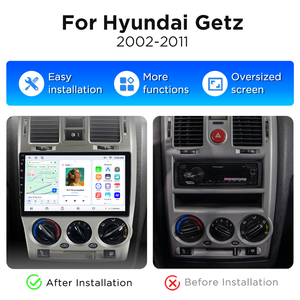 Radio para Auto Junsun de 9 Pulgadas con Android 14 y Carplay Inalámbrico para Hyundai Getz 2002-2011, Reproductor de DVD, Unidad Principal Multimedia - Product Image 2