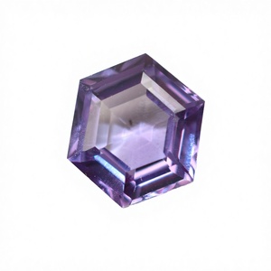 Anillo Delicado con Alejandrita Sintética Creada en Laboratorio, Corte Hexagonal, Cambio de Color, Alejandrita en Bruto - Product Image 2