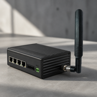Antenne industrielle sans fil pliable en caoutchouc, connecteur mâle J argenté, gain élevé 4dBi, bande complète 4G LTE 3G 2G, verticale