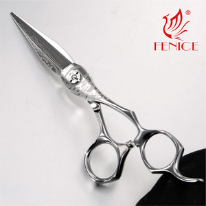 6 Inch Nhật Bản <span class=keywords><strong>VG10</strong></span> Damascus Kéo Tóc Barber Salon Làm Tóc Shears - Product Image 4