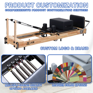 Nouveau lit de réforme Pilates <span class=keywords><strong>Cadillac</strong></span> en acier allié JUNYIRUN pour studio de Pilates, équipement d'exercice de santé - Product Image 4