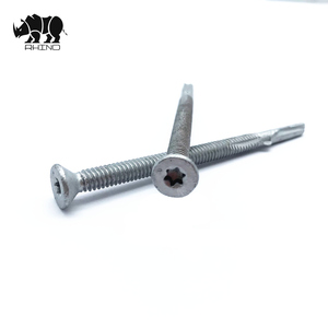 Vite a Testa Cilindrica con Ali Star Drive in Acciaio Inox Zincato, Metrica/Pollici, per <span class=keywords><strong>Legno</strong></span> e Acciaio, Vite <span class=keywords><strong>TEK</strong></span> - Product Image 2