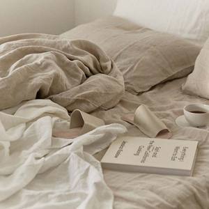 Oem Odm 100% Hennep Stof Beddengoed Lakens 4 Set Met Lage Moq - Product Image 3