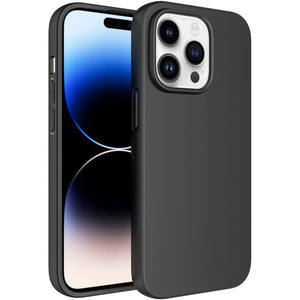 เคสโทรศัพท์มือถือ TPU นิ่มสีดำด้านใสสำหรับ <span class=keywords><strong>iPhone</strong></span> 17 16 15 PRO MAX AIR ป้องกันลายนิ้วมือเรียบ - Product Image 1