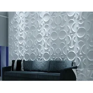 Vacuümvormen Pvc Plastic 3d Wall Panel Voor Wallpaperswall Coating