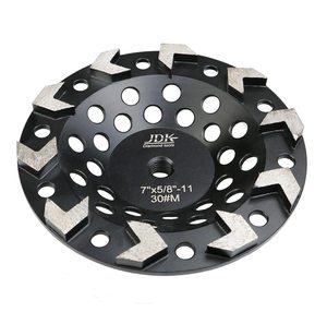 Jeu de 10 segments de meule à trépan JDK de 7 pouces avec filetage 5/8-11 (filetage 5/8-11) - Product Image 3