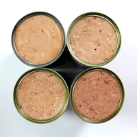FurZo 85g Mousse Aliment Humide pour Chat en Boîte, Pâtée Premium aux Saveurs Poulet, Bœuf, Poisson, Canard, Étiquettes Personnalisables, Alimentation Complète pour Chat
