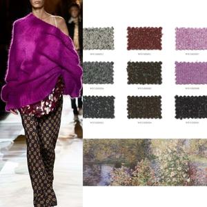 Hilo de Chenilla de Moda, 100% Lana Merino, Hilo Ecológico para Tejer y Coser, Patrón Crudo, 120 Colores, Marca NSF - Product Image 1