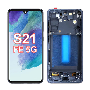 Écran OLED S21 FE 5G G9900 G990B, Assemblage Tactile et Numériseur LCD, Compatible <span class=keywords><strong>Samsung</strong></span> S21 FE S21B/DS avec Garantie 1 An - Product Image 1