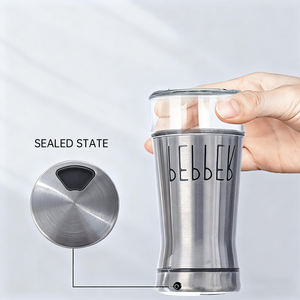 स्टेनलेस स्टील सीज़निंग बोतल काली मिर्च, जीरा, नमक मसाला जार घूर्णन ग्लास मसाला जार - Product Image 3