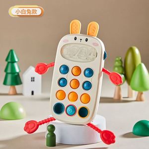 New Baby <b>Puzzle</b> Early Education Enlightenment Mobile Phone Lala Bite Happy Soothing Children Toys - Product Image 4