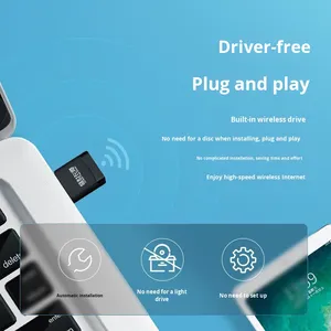 Tùy chỉnh chế biến USB 2.0 <span class=keywords><strong>Card</strong></span> mạng không dây với tích hợp và ngắn anten <span class=keywords><strong>150Mbps</strong></span> Wifi Transmitter/receiver cho máy tính xách tay - Product Image 3