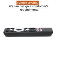 Nouvelle télécommande vocale AIR MOUSE pour boîte TV ONN Mecool, compatible avec 22 boutons, couleur noire, pour Google/Android TV Box