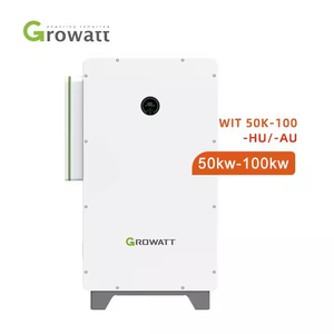 อินเวอร์เตอร์พลังงานแสงอาทิตย์ Growatt Hybrid WIT 50-100K-H/HU 50KW 63KW 75KW 100KW แรงดันสูง 400V สำหรับใช้งานเชิงพาณิชย์ แบบสามเฟส - Product Image 4