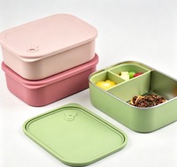 Boîte à lunch pour enfants personnalisée, compatible micro-ondes, avec récipient en acier inoxydable et gourde en silicone sans BPA, idée de nouveau produit 2026