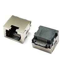 Connecteur femelle RJ45 Ethernet 8P8C Mini 1 Port pour carte PCB SMD 1,5A 125VAC
